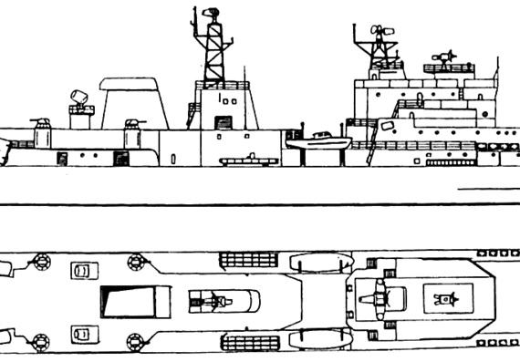 Корабль NMS Marasesti [Fregate] - чертежи, габариты, рисунки